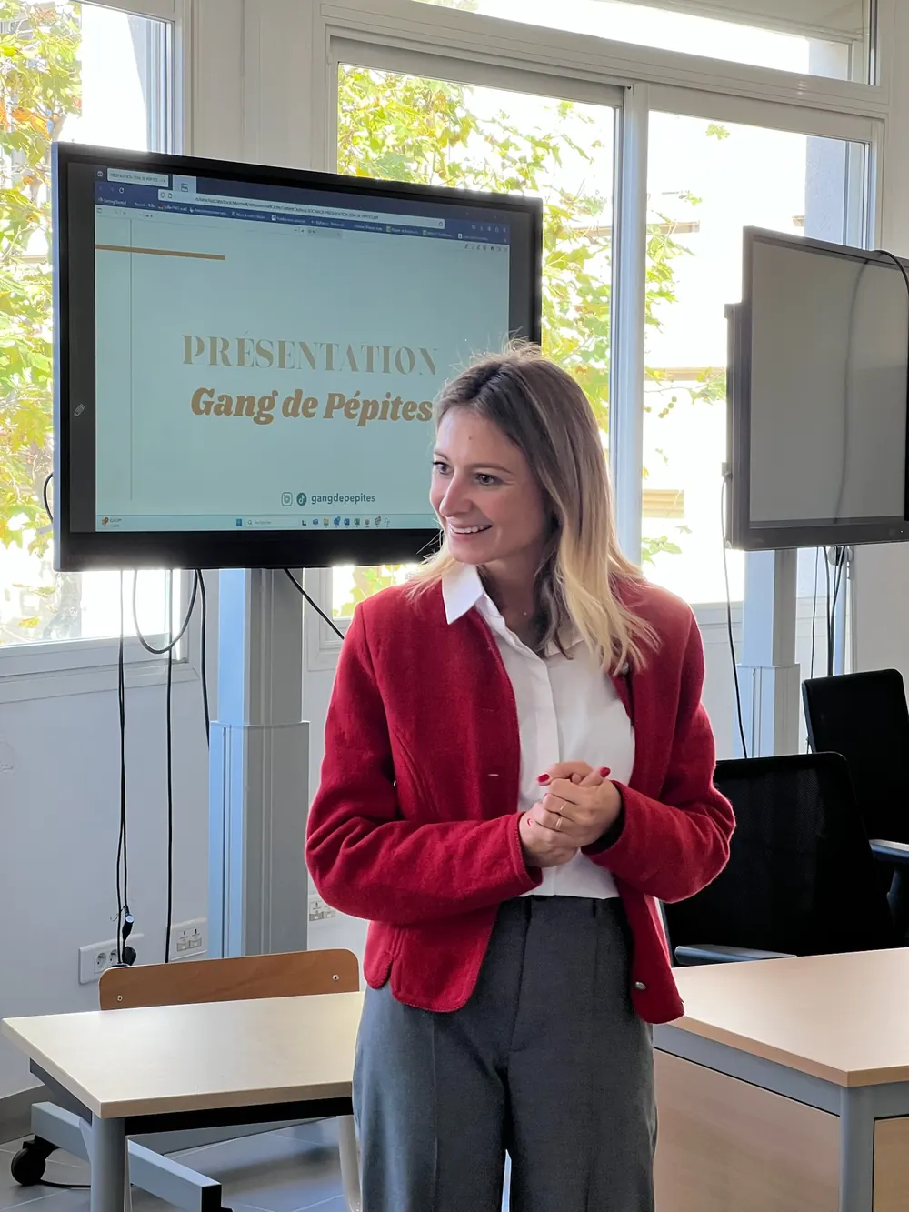 Présentation Gang de Pépites devant un groupe