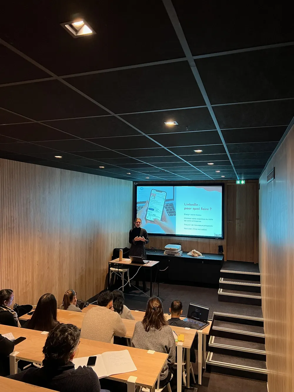 Cours en amphithéâtre